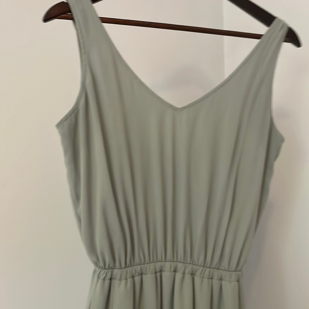 Show Me Your Mumu Kendall Chiffon Bridesmaid Dress in Sage